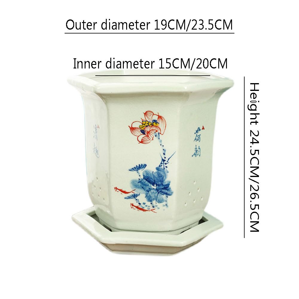 Doniczki ceramiczne Doniczki doniczkowe Doniczki doniczkowe Doniczkowe niebiesko-białe porcelanowe doniczki Doniczki do szkółek orchidei Ceramika Bonsai Doniczki ze storczykami Doniczki do wnętrz