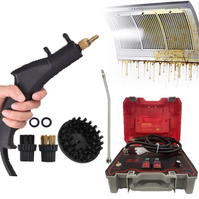 2500w Handheld High Temp Portable Cleaning Machine, 4bar High Pressure Steam Cleaner, For Cleaning Tile, Kitchen, Bathroom, Car,A