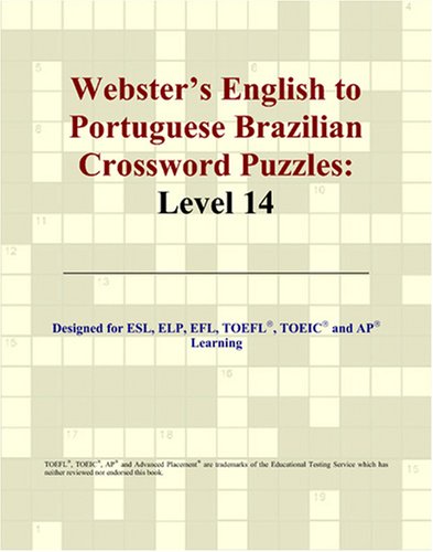Buy Webster's English to Portuguese Brazilian Crossword Puzzles: Level 14 — BookShops.in