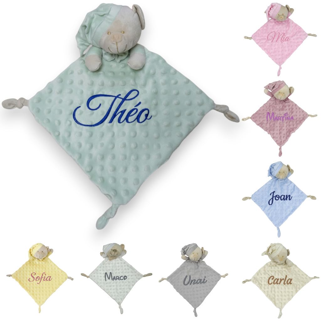 Variouss Dou Dou Personalizado para Bebé, Muñeco Dou Dou Atrapasueños, Regalo bebé con Nombre Bordado
