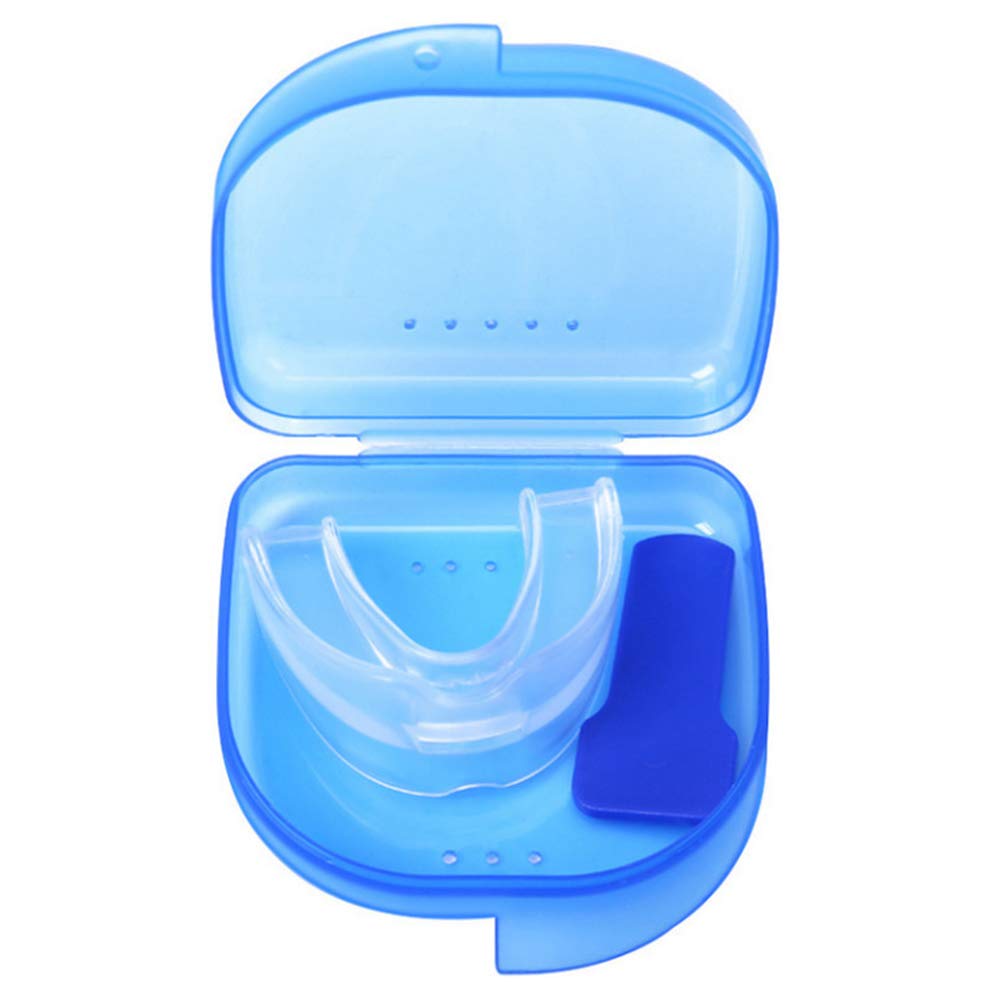 SHKYSport Mouth Guard - Upper and Lower Brace - Teeth Grinding Guard - with Storage Case,Best Mouth Guard Device for a Quiet Night's Sleep, Stop,2pcs