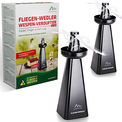GARDIGO® Wespenwedler - 2er Set I Fliegenwedler...