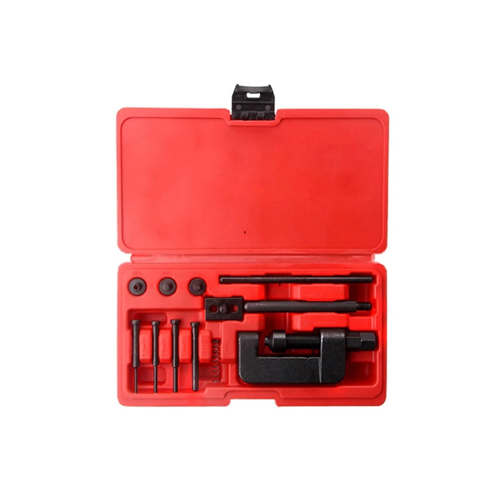 AWEDKKFI Estrattore volano Estrattore volano Motore Attrezzo per rivettare l'interruttore della Catena del Motociclo, 13 Pezzi, Kit di Strumenti per la rimozione della Catena di distribuzione