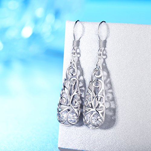 Orecchini, Argento 925 5 a Zircon i compleanni i