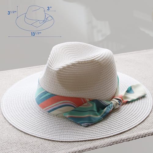 Straw Sun Hats Kimono Beach Cover Ups for Women and Travel Tote Matching for Packable Foldable4