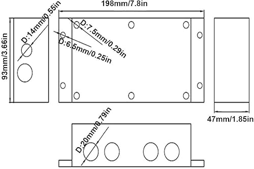 Miniatura 6 de RioRand Distribuidor amplificador divisor de señal LED DMX512 1 manera en salida de 8 canales de 3 pines con indicador de señal