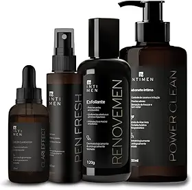 Kit Intimen High Performance | 4 Produtos Premium para Higiene e Autocuidado Íntimo Masculino