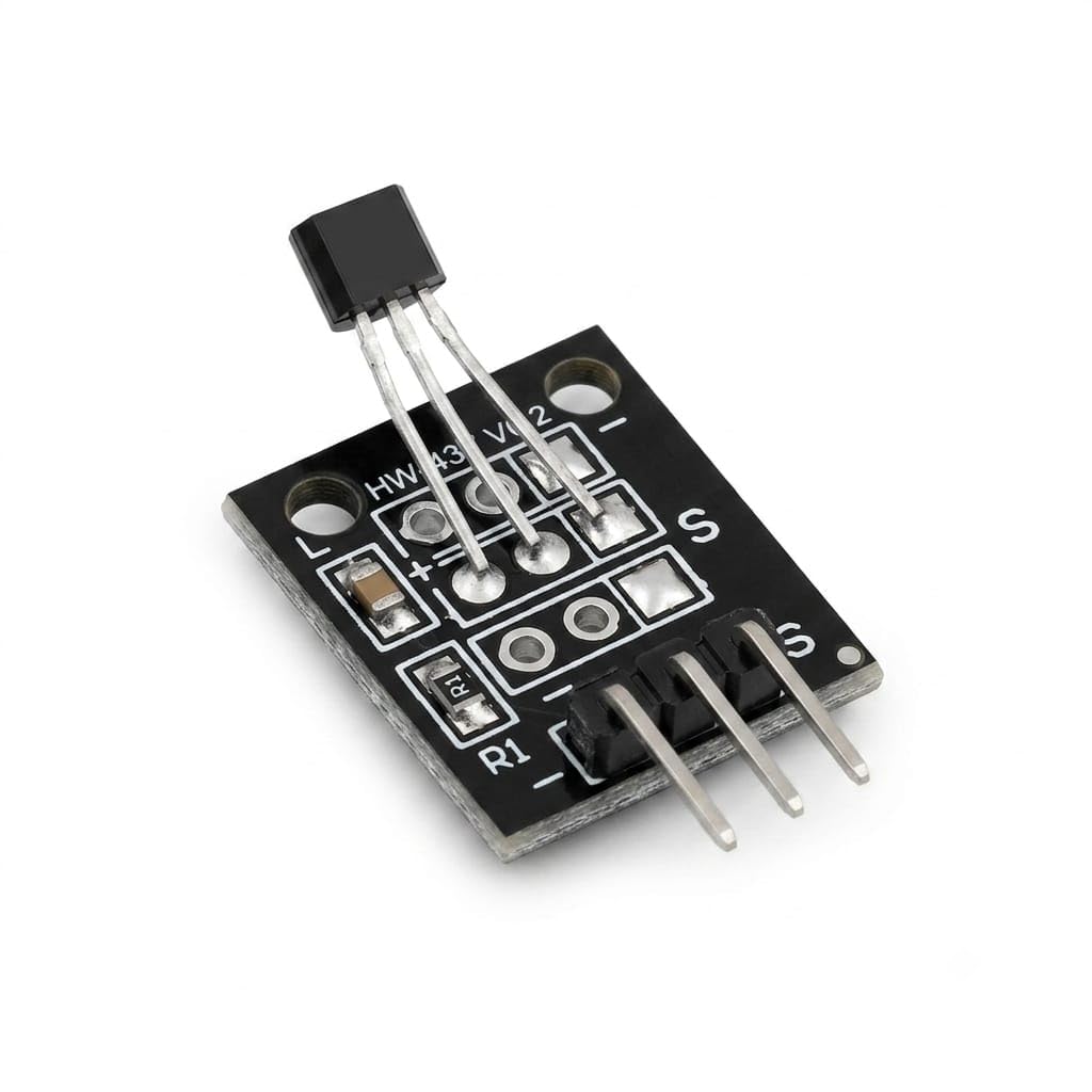 A3144 Hall Effect Sensor Module for Arduino, ESP32, Raspberry Pi & NodeMCU | Magnetic Field Detection Sensor | RPM Counter, Speed Measurement, Position Detection & Robotics Projects (1 Piece)-picture-29
