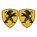 RACING DIRECT Autocollant Peugeot Sport Jaune Lot de 2 Stickers écusson avec Logo Accessoire Automobile décoratif pour 206 207 208 307 308 107 5008