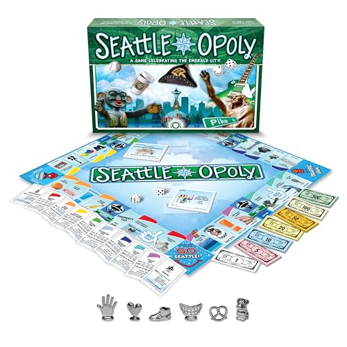 Late for the Sky Seattle-Opoly Juego de Mesa miniatura 2