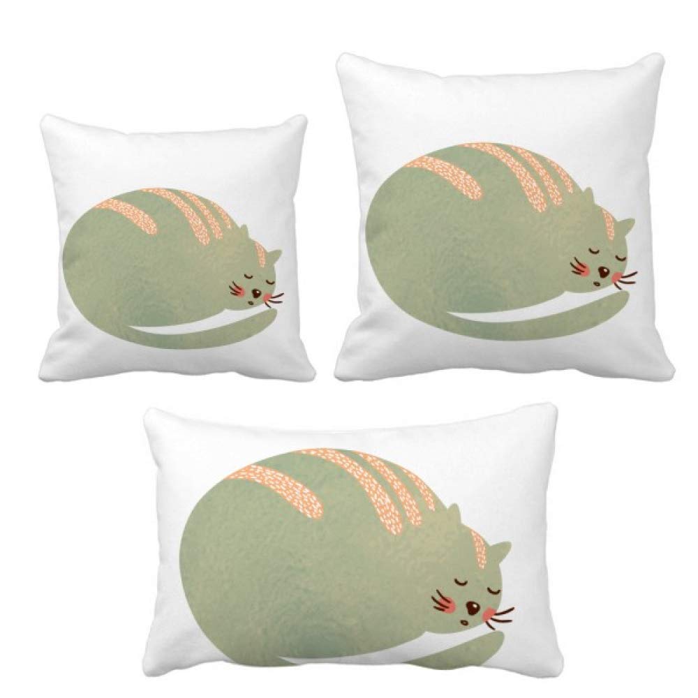 Housse de coussin chat aquarelle aux finitions haut de gamme pour salon