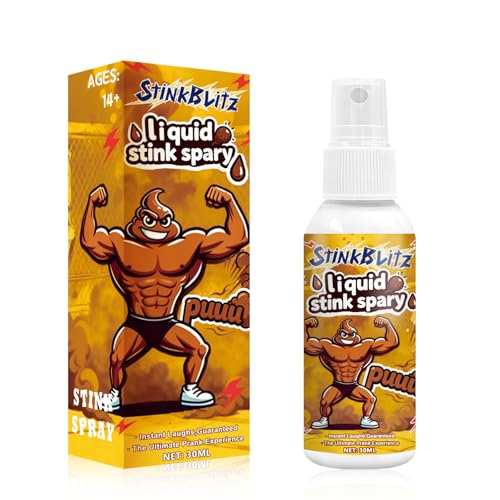 Furzspray Extrastarkes Flüssiger Furzspray Stinkspray für Lustige Streichparty Spray Prank for Adults Flüssiger Stinkspray Extra Starke 30ML