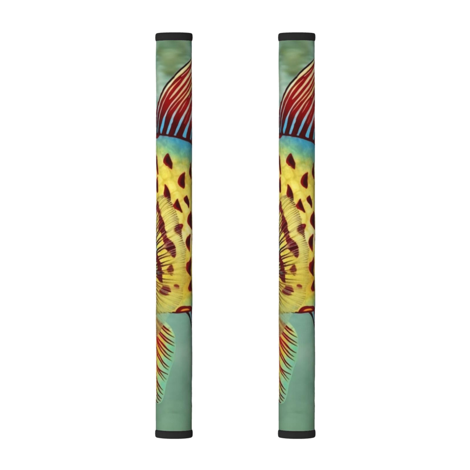 VGFJHNDF Refrigerator Door Handle Covers 2-Pack, Beautiful Fish Printed Protect and Decorate for Fridge Ovens Dishwashers