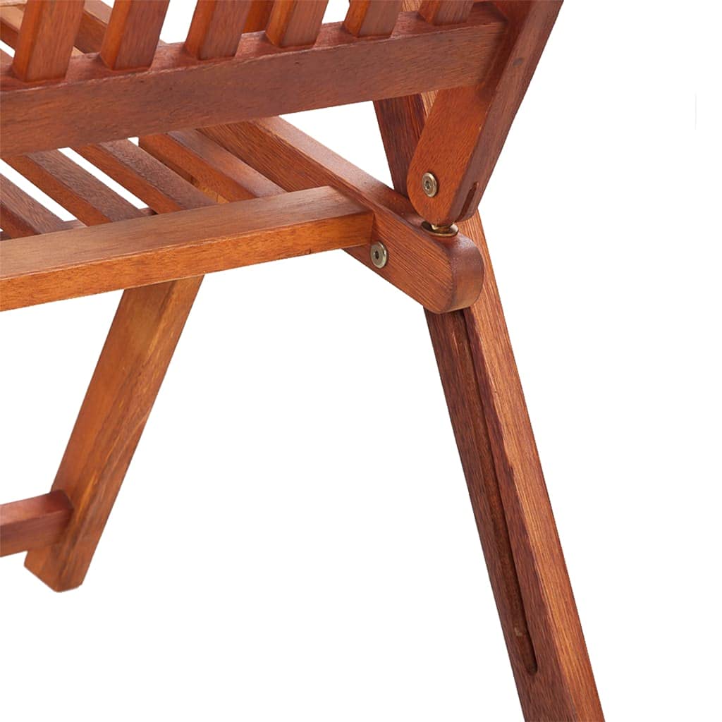 vidaXL Lot de 4 chaises Pliables Bambou Ensemble de chaises de Jardin terrasse
