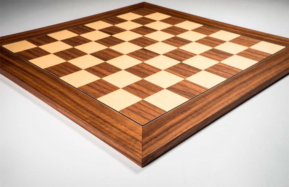 Tablero de ajedrez Rechapados Ferrer Nogal 50 cm. Casillas 50 mm.