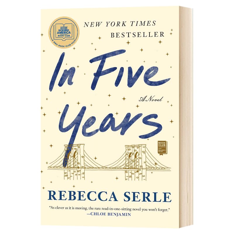 In Five Years Rebecca Serle, books in english, novels