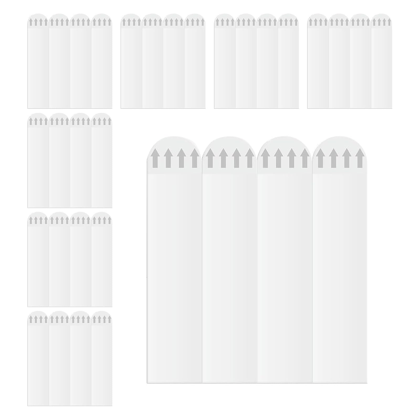 KTHZI Heavy Duty Command Strips - 36 Strips No Nails Picture Hanging Kit, Damage-Free Adhesive Wall Hook Tapes for Photo Frames, Canvas, Posters, and Wall Decor(19*92mm)