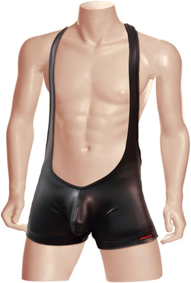 Falcon Wet Look Singlet - Black - Large