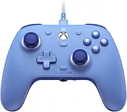 GameSir G7 SE Blue Wired Xbox Controller for PC, Xbox Series X/S, Xbox One, Officially Licensed Hall Effect Xbox Controller with 3.5mm Earphone Port, 2 Mappable Back Buttons,Anti Stick-Drift