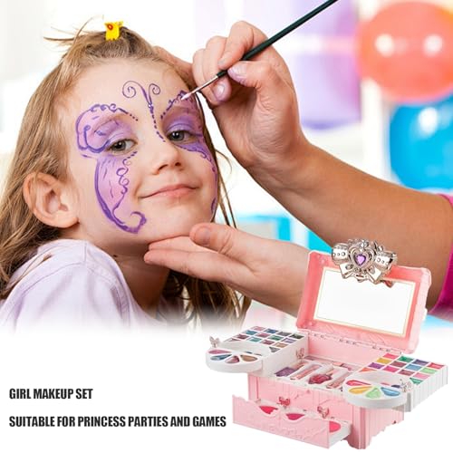 Esmalte de uñas infantil y brillo labial para juego de imitación seguro 3