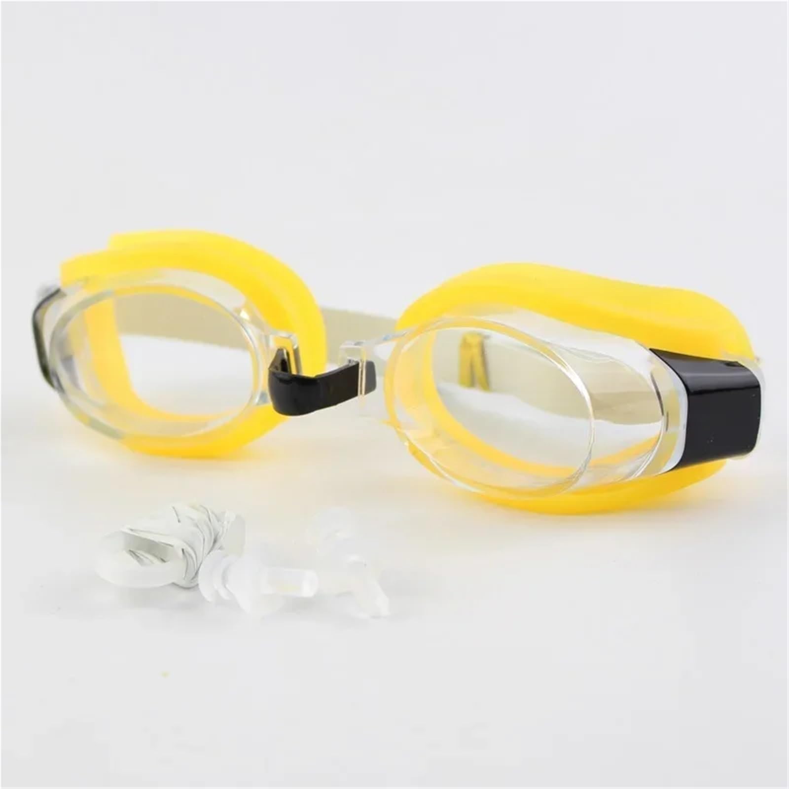 Occhiali Da Nuoto 3 pezzi bambini bambini adolescenti occhialini da nuoto regolabili occhiali da nuoto occhiali da vista occhiali da vista costumi da bagno sportivi tappi for le orecchie e clip for na