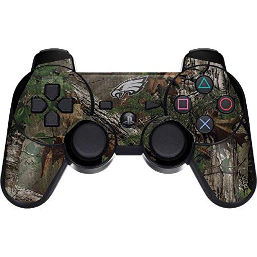 Skinit Decal Gaming Skin Compatible with PS3 Dual Shock Wireless Controller - Officially Licensed NFL Philadelphia Eagles Realtree Xtra Green Camo Design