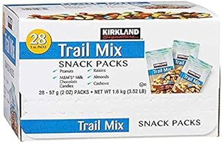 Kirkland Signature Expect More Trail Mix Snack Packs 2 oz, 28 count