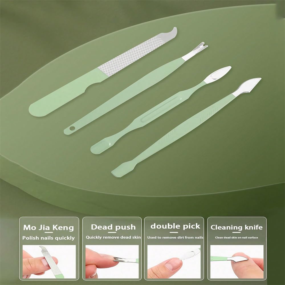 Zestaw do manicure Professional, obcinacz do paznokci, zestaw do pedicure, zestaw do pielęgnacji ze stali nierdzewnej, nożyczki do paznokci u stóp, zestaw 30 elementów
