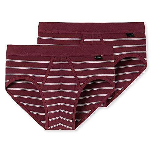 Preisvergleich Produktbild Schiesser Herren Sportslip mit Eingriff (2er Pack), Bordeaux, 6