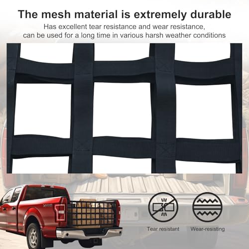 Wingsflee CGN01 Tailgate Net - For Full Size Truck Cargo Net Compatible thumb #3