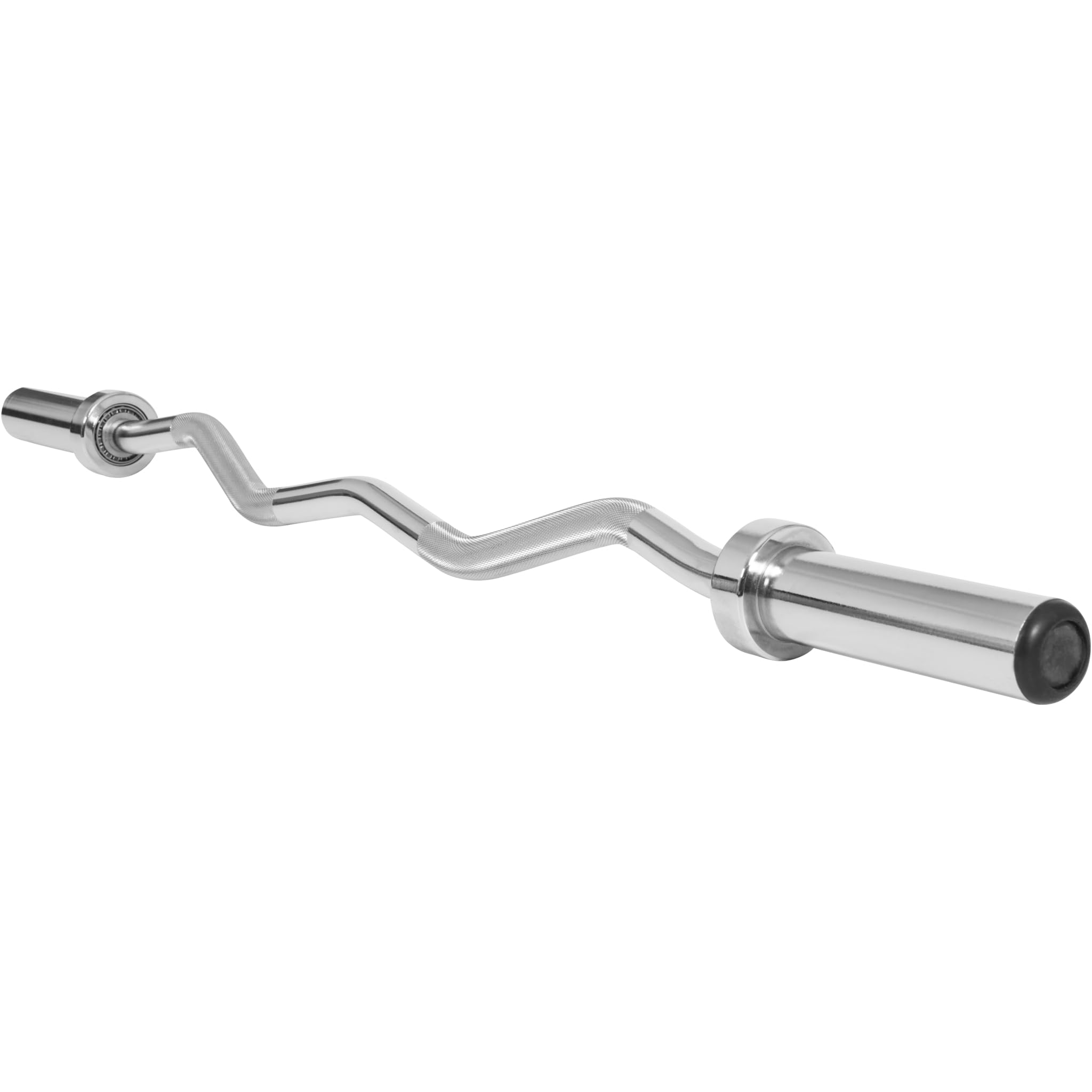 Gorilla Sports Barre curl 50mm avec Stop disques 120cm