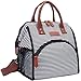 Kühltasche,13L Kühlbox Lunchtasche Wasserdicht und Auslaufsicher, Cooler Bag Faltbar Isoliertasche Thermotasche Picknicktasche für Lebensmitteltransport Strand, Picknick, Ausflüge, Barbecue (Streifen)