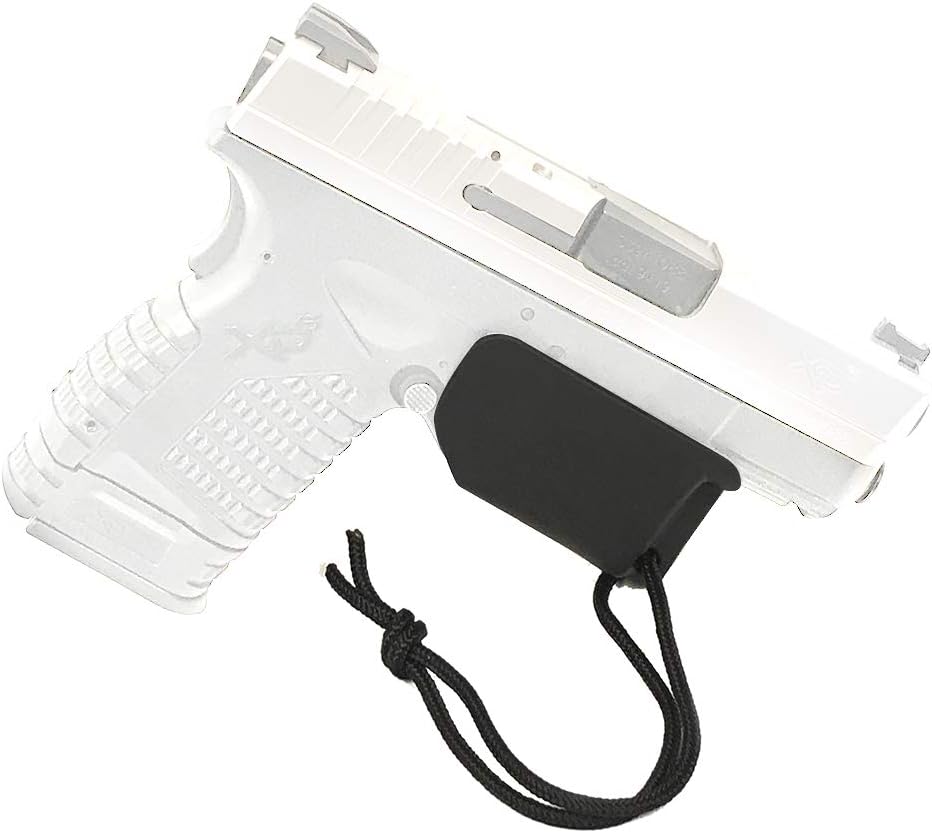 Sheath Trigger Guard Holster Black With Paracord - Minimalist Pocket Safety Cover for Glock, Ruger, Smith and Wesson, Springfield, Taurus, Sig and More