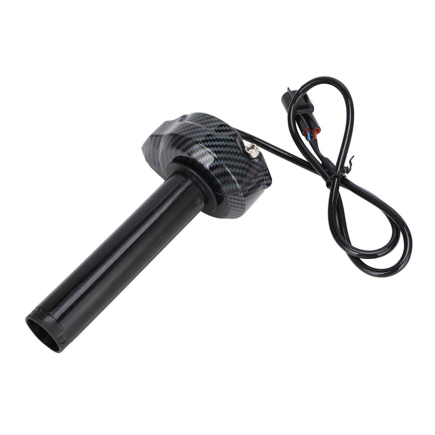 Poignée d'accélérateur de Moto,Poignées Guidon Motif Fibre Carbone
