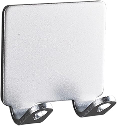 3 ganchos adhesivos para afeitar, gancho de almacenamiento de acero inoxidable a prueba de golpes, ganchos de pared de acero inoxidable para el