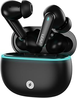 Leaf Buds X121 True Wireless Earbuds with Leaf AI Sound App, 30H Playtime, Quad Mic with ENC, 50ms Low Latency, Fast Charg...