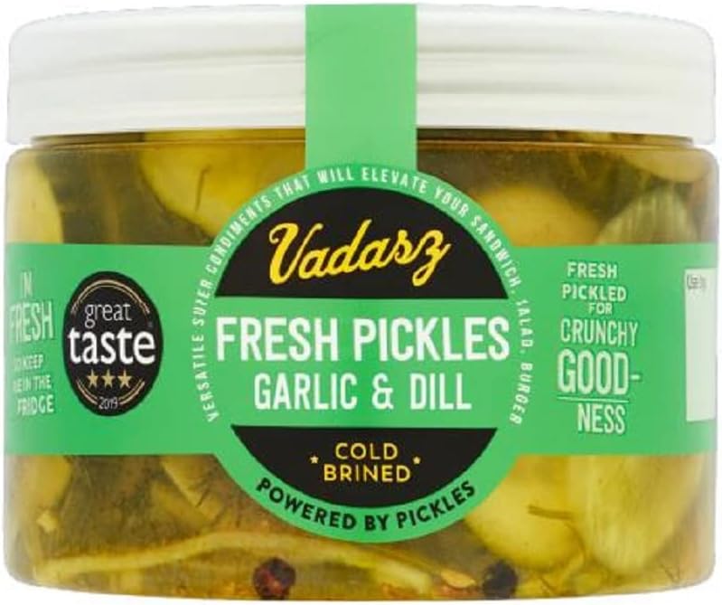Fresh Garlic and Dill Pickles, 400g
