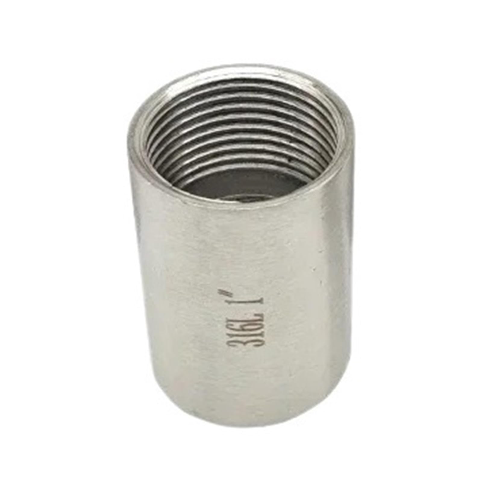 50mm100 Mm długość 1/4 "-2" BSPP żeński gwint równy 316L łącznik rurowy ze stali nierdzewnej hydraulika(50mm Length,2")