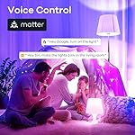 Linkind Matter Smart Light Bulb, Smart Bulbs Work with Apple Home, Siri, Alexa, Google, SmartThings, LED RGBTW Color Changing Bulbs Music Sync,A19 E26 60W 800LM, 2.4GHz WiFi Only, 4 Pack - Image 3
