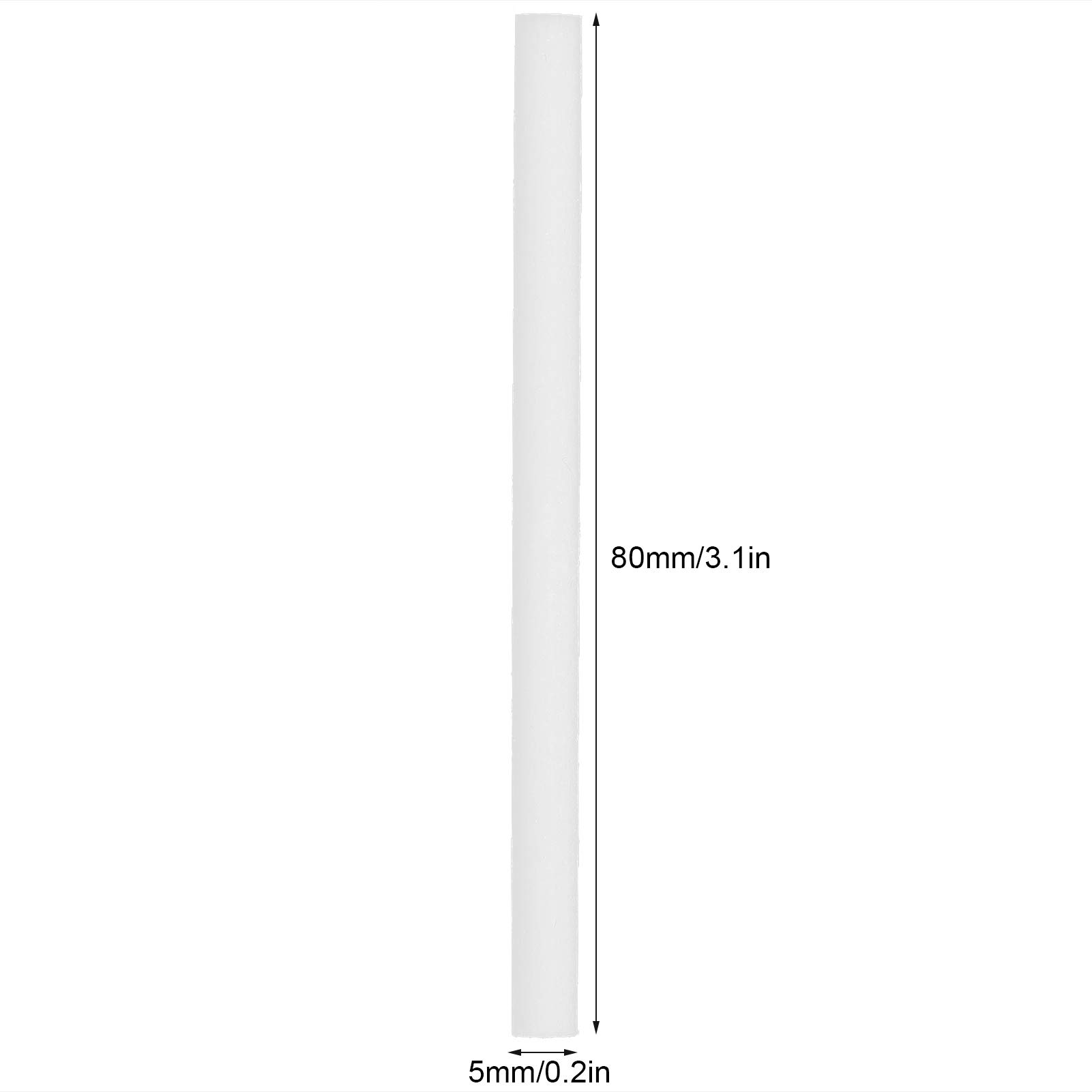 30Pcs Humidifier Cotton Swab Filter Absorbent Mini Humidifiers Filters Refill Sticks Humidifier Replacement Accessory(5x80mm)