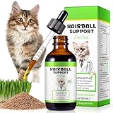 NBTREKTIE Hairball Treatment for Cats - Natural Hairball Relief Drops with Pumpkin & Aloe, Prevents Vomiting & Supports Digestion, for Kittens & Adult Cats, 2 fl oz (1 PCS)