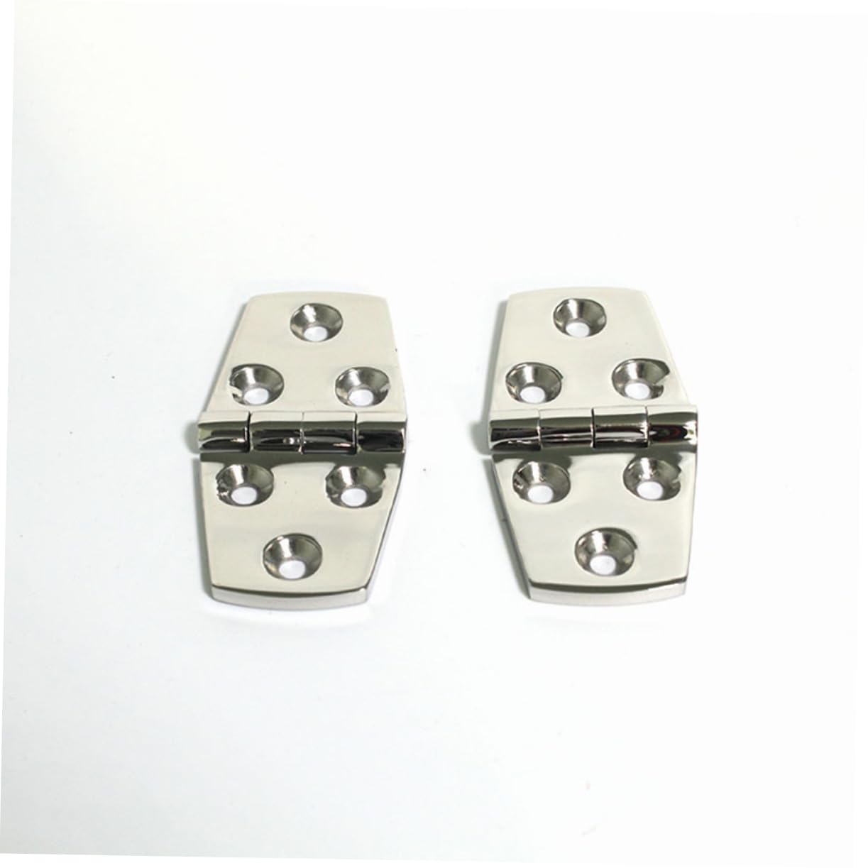 TOYANDONA 2pcs Stainless Steel Face Frame Furniture Hinges Spring Hinges for Kitchen Cabinet Door Half Overlay Cabinet Hinges Expansion Pivot Connector Durable Mounting