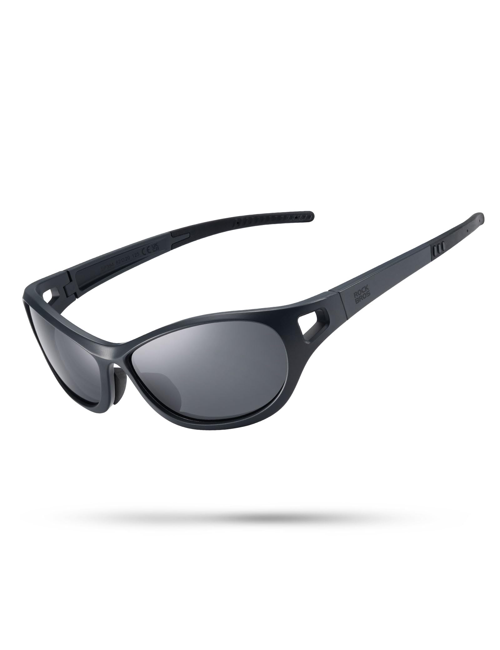 ROCKBROS Sonnenbrille Fahrradbrille Herren Damen, Polarisierte Sportbrille Schnelle Brille, 21g Ultraleicht TAC, UV400 Schutz TR90 Rahmen Sunglasses, Laufbrille für Rennrad, Laufen, Angeln, Golf