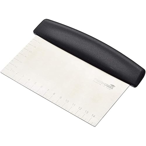 Masterclass Dough Scraper/cutter, Stainless Steel, Silver, 15 x 7.5cm