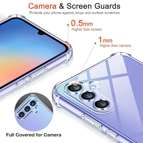 Image of BOXXO Flexible Back Cover for Samsung Galaxy M54 5G | Back Cover Transparent Clear Shockproof Case Four Corner Protection | Slim Protective Mobile Phone Cover for Samsung Galaxy M54 5G