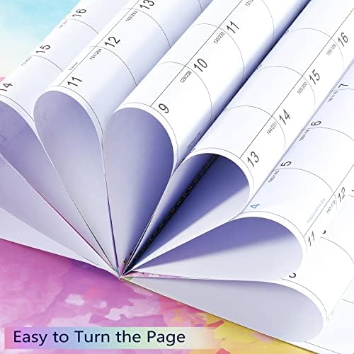 Amazon Brand - Eono Wall Calendar 2023, Calendar 2023 Covers Jan. 2023 to Jun. 2024 Monthly Hanging Calendar 2023 Planner, 15" x 11.5"