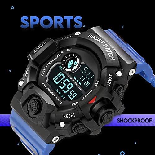 Image of ASGARD Multi Functional Sports Digital Multicolor Dial Men's Watch