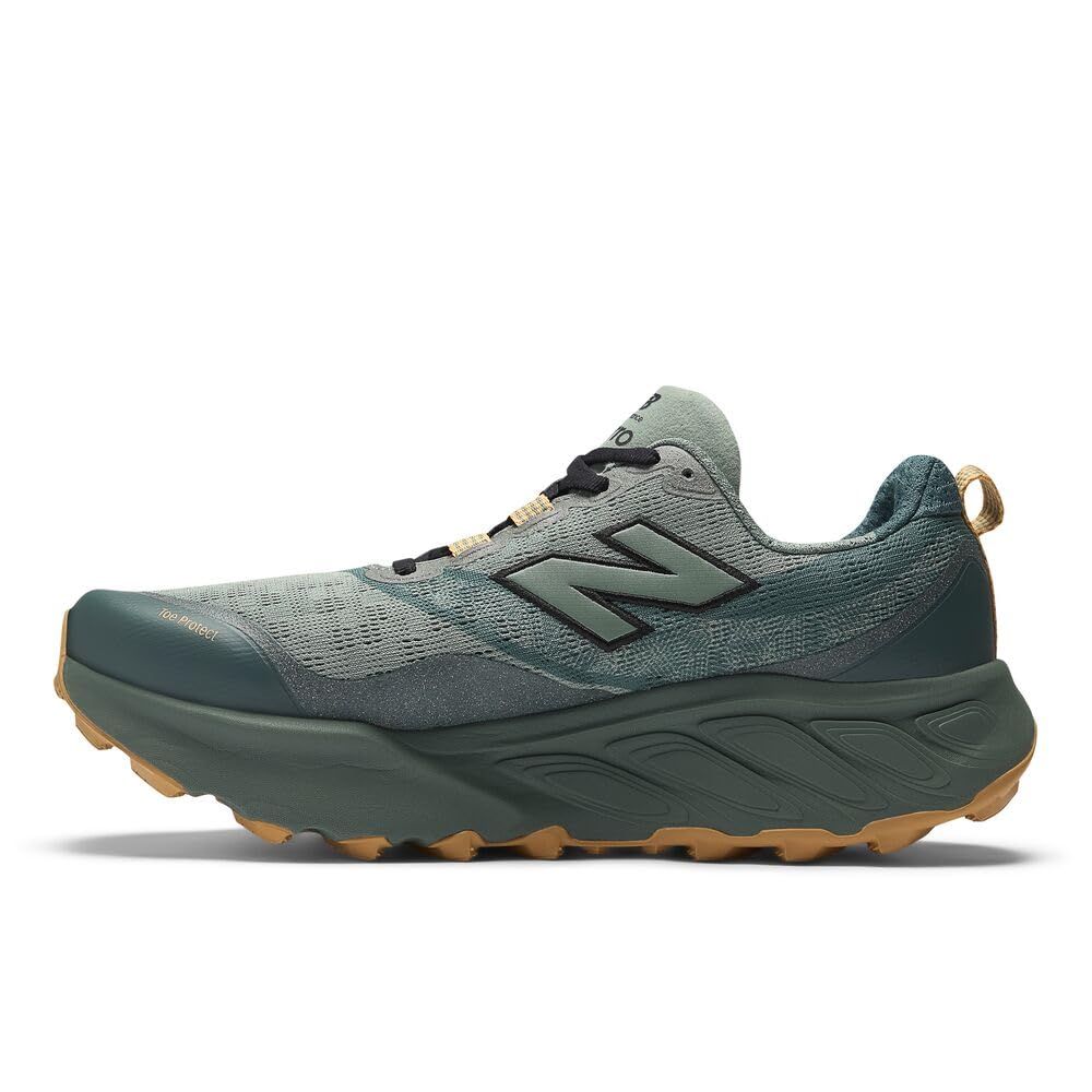 New Balance Fresh Foam X Hierro V9 Herren, Dark Juniper/Black/Dried Apricot, 11.5 X-Wide – Ansicht 2