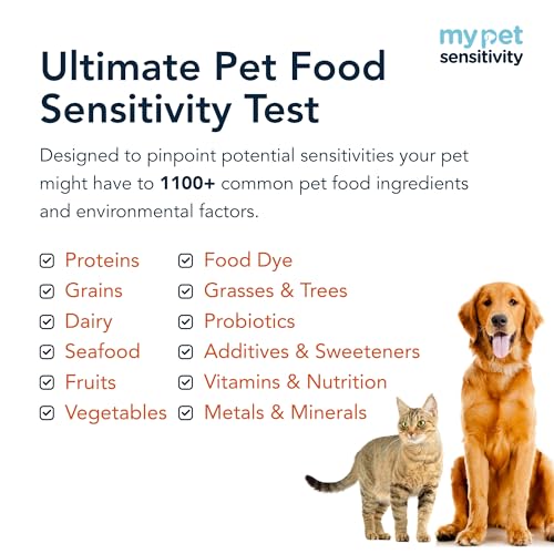 Ultimate at-Home Pet Sensitivity Test | 1100 Items | Quick Results | Non-Invasive Hair Collection | Food, Environment, Nutrient & Mineral Analysis | All Breeds & Ages - Thumbnail 2