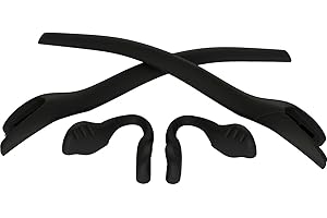 Genuine Oakley Radar EV Path Replacement Earsock and Nosepad Kit (Black)